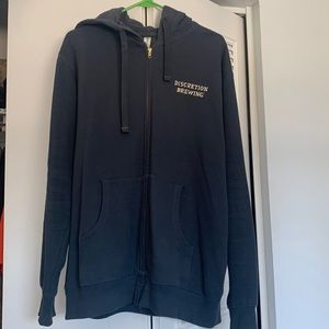 Discretion brewing zip up